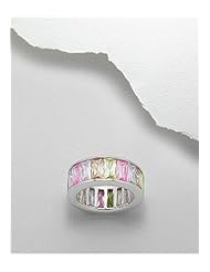 CZ Ring In 92.5 Sterling Silver