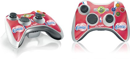 Skinit Los Angeles Clippers Jersey Vinyl Skin for 1 Microsoft Xbox 360 Wireless Controller