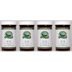 Naturessunshine V-X Supports Female Glandular System Herbal Food Supplement 100 Capsules (Pack of 4) by 