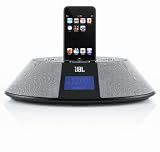 from JBL JBL On Time 200P Speaker Dock for iPod/iPhone with AM/FM Radio - Black (Model OT-200PBLKU)