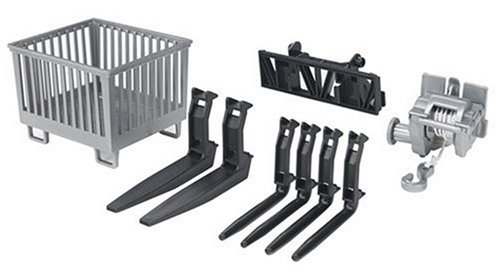 Childrens Toyshop  Toys : Bruder 02008 Accessories Set for Frontloader TOP Pro Series