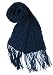 Handmade Acrylic Scarf - Simply Blue (100% Knitted By Hand/ Men Favorite)