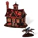 Department 56 Legends of Sleepy Hollow-ween Collection School with Icabod Lit House and Accessory Figurine Set of 2