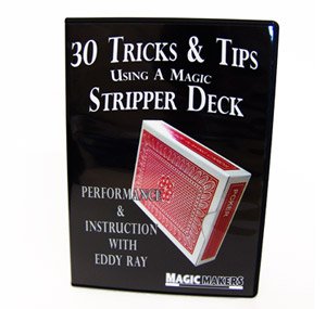 30 Tricks & Tips with a Stripper Deck DVD, Includes a Bicycle Stripper Deck - Easy Magic Card Tricks