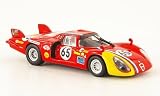 Alfa Romeo 33/2 Daytona Coda Lunga, No.65, 24h Le Mans, 1968, Model Car, Ready-made, MCW-SC32 1:43