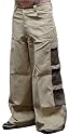 Corduroy 36" Wideleg Raver/Skate Pants (Khaki)