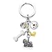 Lhasa Apso - I Love My Dog Keychain
