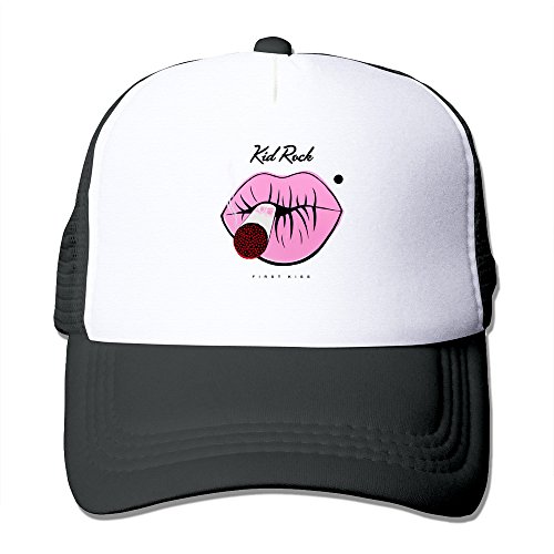 Cool Kid Rock Logo Baseball Cap Trucker Hat For Adult Adjustable One Size Black