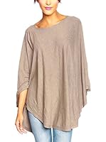SO Cachemire & Knitwear Poncho Salome (Beige)