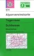 Tegernsee Schliersee 1 : 25 000 Wegmarkierungen und Skirouten: Topographische Karte