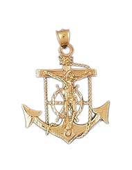 CleverEves 14k Gold Pendant Mariner Cross 7.8 - Gram(s)