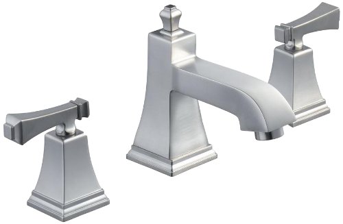 Pegasus 67390-8004 Exhibit Series 8-Inch Widespread 2-Handle Low-Arc Bathroom Faucet in Brushed Nickel