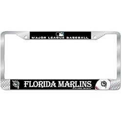 Florida Marlins MLB Chrome License Plate Frame by Wincraft
