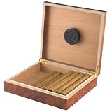 Travel Humidor Burl with High-Lacquered Finish