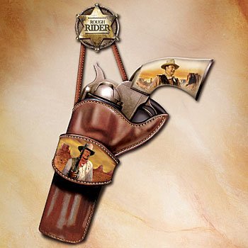Western Wall Decor | A collectible inspired by the holstered revolver carried by The Duke in his unforgettable movie roles!  