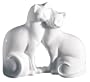 Bone China - Kitty Love - Collectible Figurine Statue Sculpture