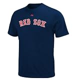 MLB Men's Boston Red Sox Jacoby Ellsbury Official Name & Number T-shirt by Majestic