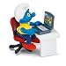 Schleich Smurf with Laptop
