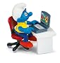 Schleich Schl�mpfe Schlumpf mit Laptop