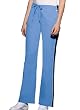 Cherokee Flexibles Collection Poplin Flare Leg Pant with Spandex Scrub Pants Women