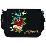 ED HARDY B3LEOBFL Leo Bird Flower Messenger Bag