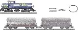 Minitrix T11200.083 Startset mit MaK Diesellok NIAG und 2 Klappdeckelwagen Spur N