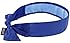 Ergodyne Chill-Its 6700CT Evaporative Cooling Bandana with Cooling Towel Material - Tie, Solid Blue