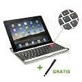 Marke/Brand:Gl�ck-Express Deutsche Keyboard Bluetooth Case Alu Schutzh�lle QWERTZ Tastatur f�r iPad 4g und das neue Ipad 3 und 2 mit Deutsche Anleitung!