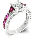 Princess Pink Regal Engagement/Wedding Ring