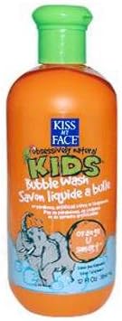YEASUN Kiss My Face Kids Bubble Wash Orange U Smart - 12 fl oz