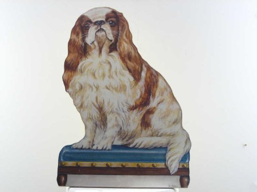 King Charles Door Stop - Wooden Decorative Pet Dog