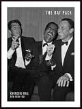 Art Poster Wood Framed Print - Rat Pack - Carnegie Hall - Artist: unknown- Poster Size: 53 X 38
