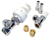 from Salus Salus Thermostatic Radiator Valve with Lockshield 15mm Angled Model TRV31LS5