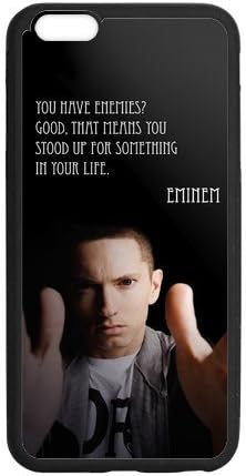 FEEL.Q- Eminem Singer Star Protective iPhone 6 Plus Hard Rubber Case (For iPhone 6Plus 5.5" Only)