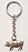 Pig Keychain Pewter