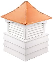 26" Handcrafted "Hyde Park" Copper Roof Vinyl Cupola