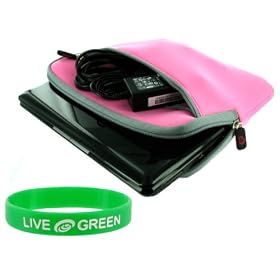 Toshiba Portégé A605-P200 12.1-Inch Laptop Sleeve Case - Dual-Pocket Pink by Young Micro