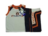 Auburn Tigers NCAA Kids White and Navy 2 PC Tank and Shorts Set