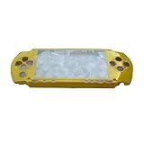 Yellow Silver Front Faceplate Face Plate For Sony PSP 1000