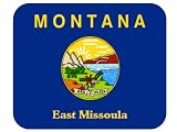 US State Flag - East Missoula, Montana (MT) Mouse Pad