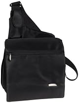 Travelon Large Messenger-Style Shoulder Bag, Black, One Size