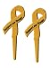 Support Our Troops Yellow Ribbon Cupcake Picks - 12ct