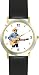 Country Western Singer Playing Guitar 2 Musician - WATCHBUDDY® DELUXE TWO-TONE THEME WATCH - Arabic Numbers - Black Leather Strap-Size-Women's Size-Small