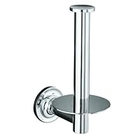 KOHLER K-14444-CP Purist Toilet Tissue Holder, Polished Chrome