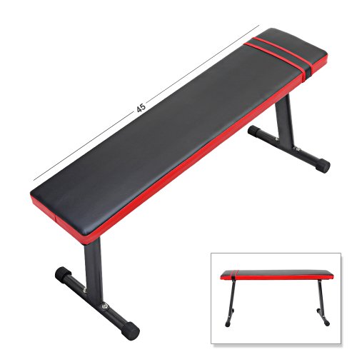 Fitness Gear weight lifting training body building fitness exercise flat dumbell bench gym home equipment