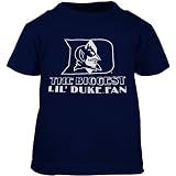 Duke Blue Devils Navy Blue Infant Biggest Lil' Fan T-shirt