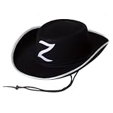 Kids Spanish Style Bandit Zorro Felt Hat 