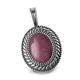 Carolyn Pollack Sterling Silver Pebble Collection Rhodenite Enhancer