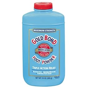 Click here to buy Gold Bond Triple Action Medicated Foot Powder 10 oz (283 g) by Gold Bond.