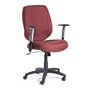 Tecno Seating - 103TBUR - Task Computer Chair in Black Fabric with a full back support
